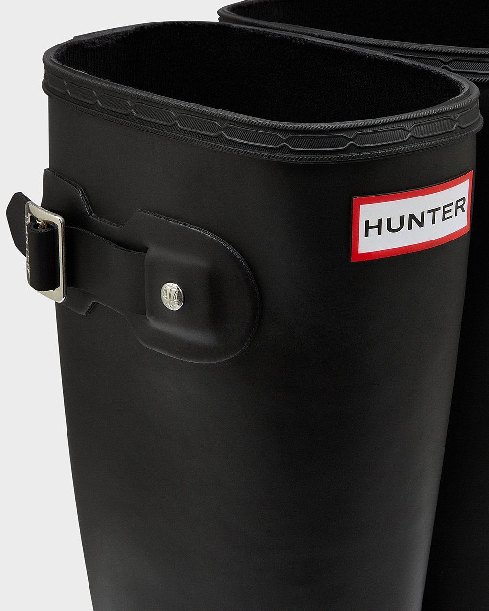 Bottes Hautes de Pluie Hunter Original Tour Foldable Femme Noir HRVTGSK-02